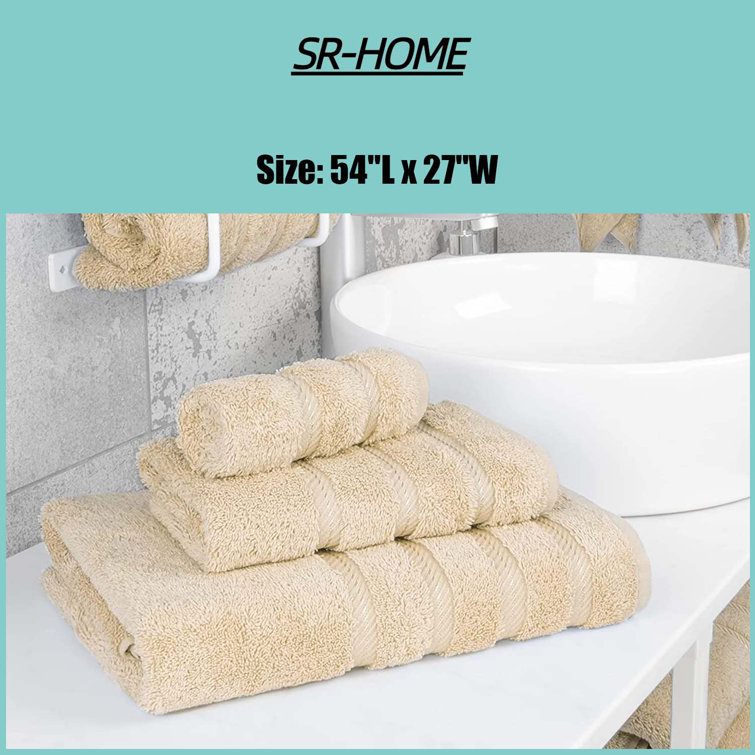 SRHOME Cotton Bath Towels Wayfair Canada